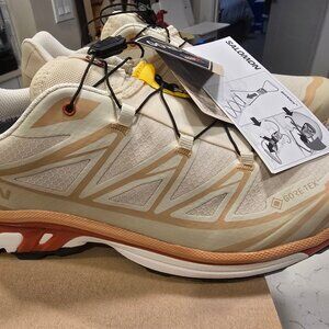 Salomon XT-6 GORE-TEX - Almond Milk Burnt Ochre L47865200 Shoes Mens Sz 11 US